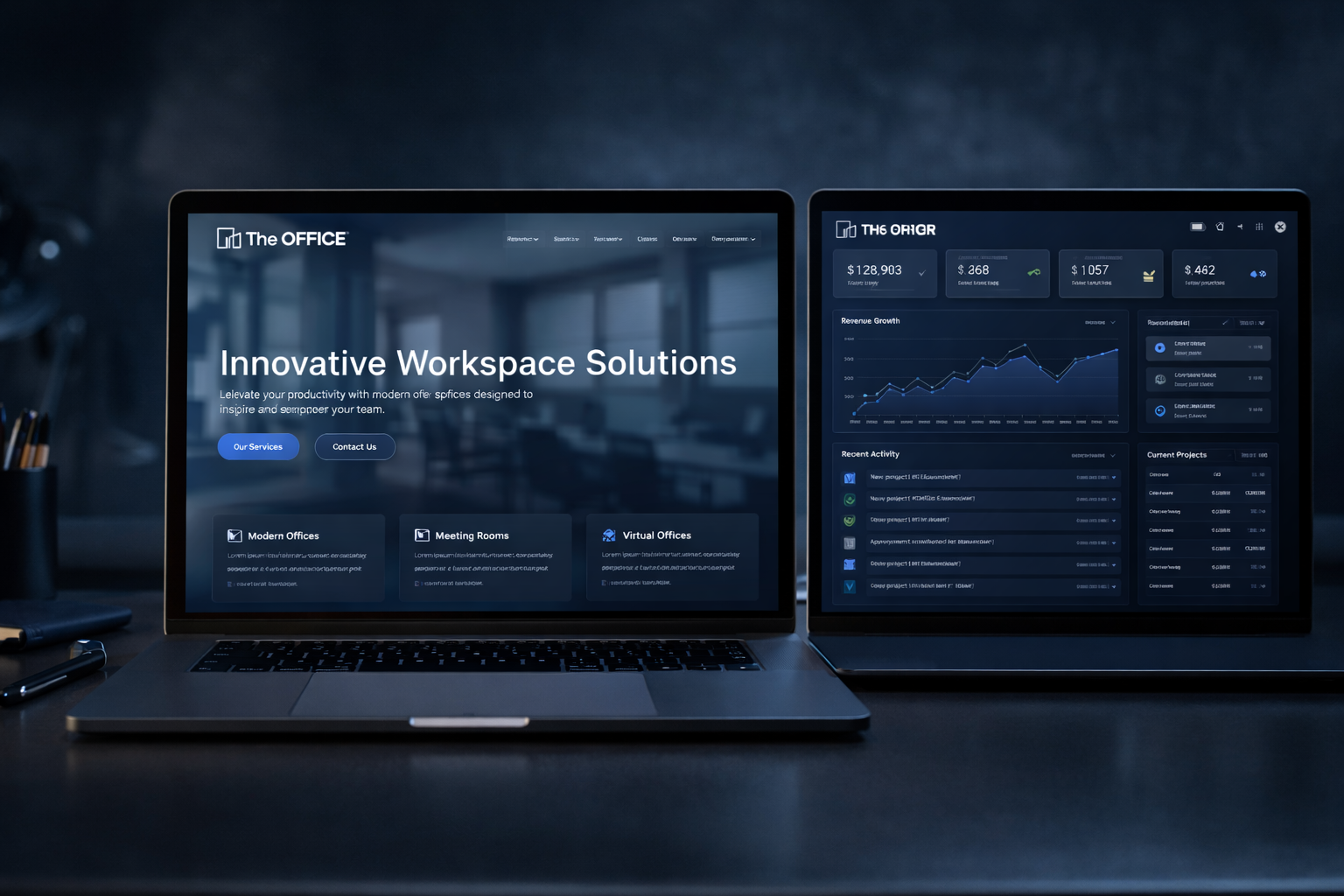 Команда Kwebcode разработала полный цифровой продукт для проекта TheOffice.uz.